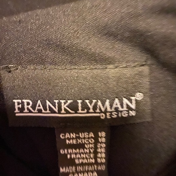 Flattering black and white stretch dress size 18 - Picture 3 of 3